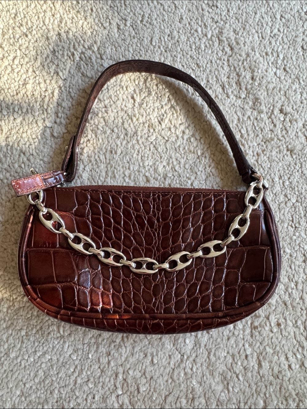 BY FAR Mini Rachel Bag - Chocolate Brown